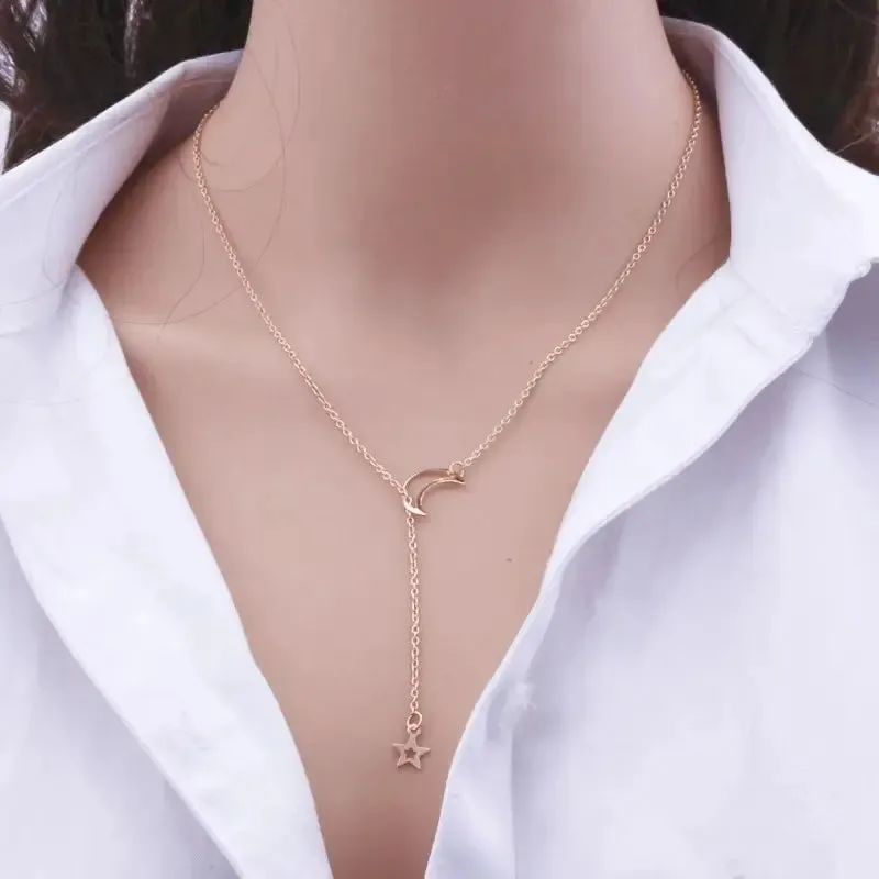 Star Charm Choker Necklace