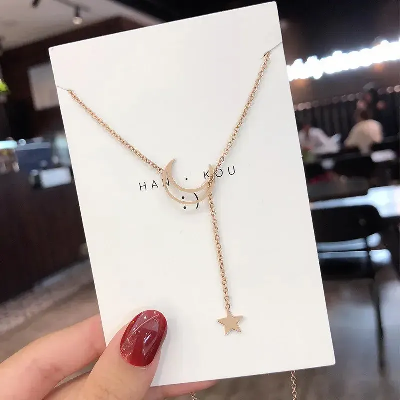Star Charm Choker Necklace
