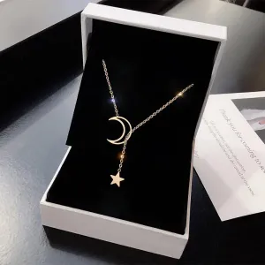 Star Charm Choker Necklace