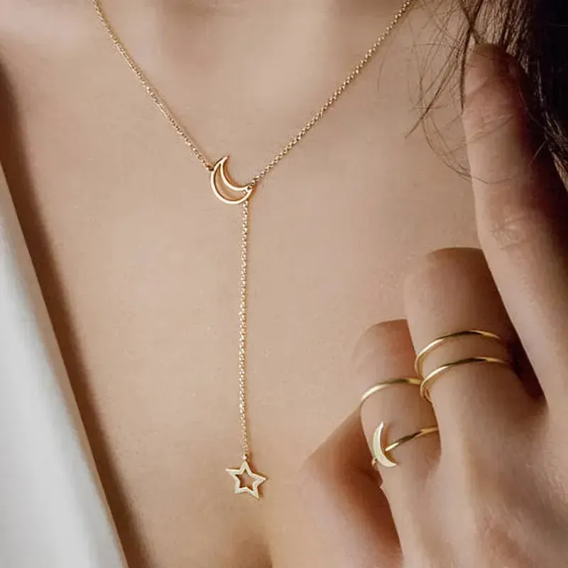 Star Charm Choker Necklace