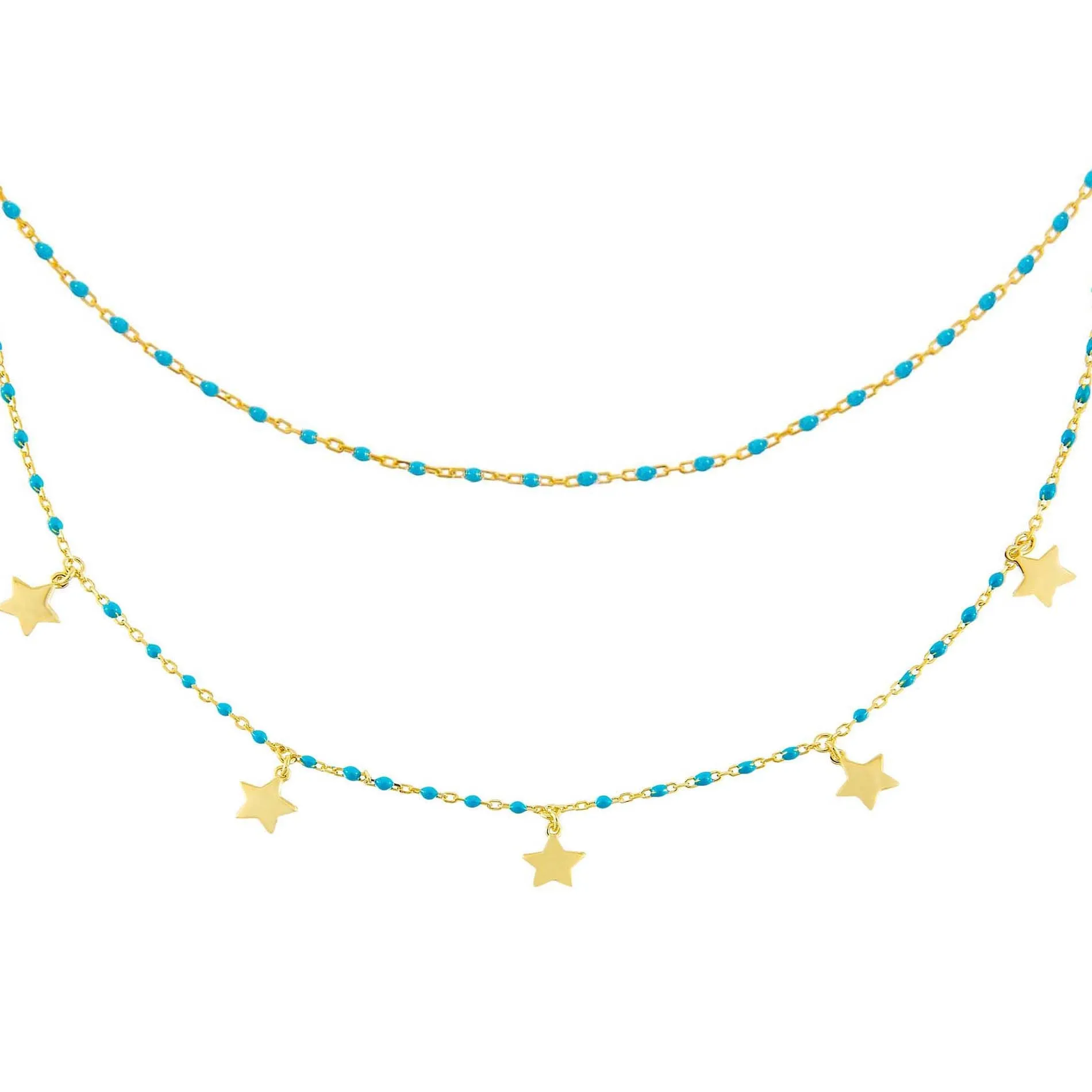 Star Enamel Turquoise Combo Set