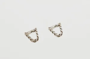 Sterling Hermès Chain Link Cufflinks
