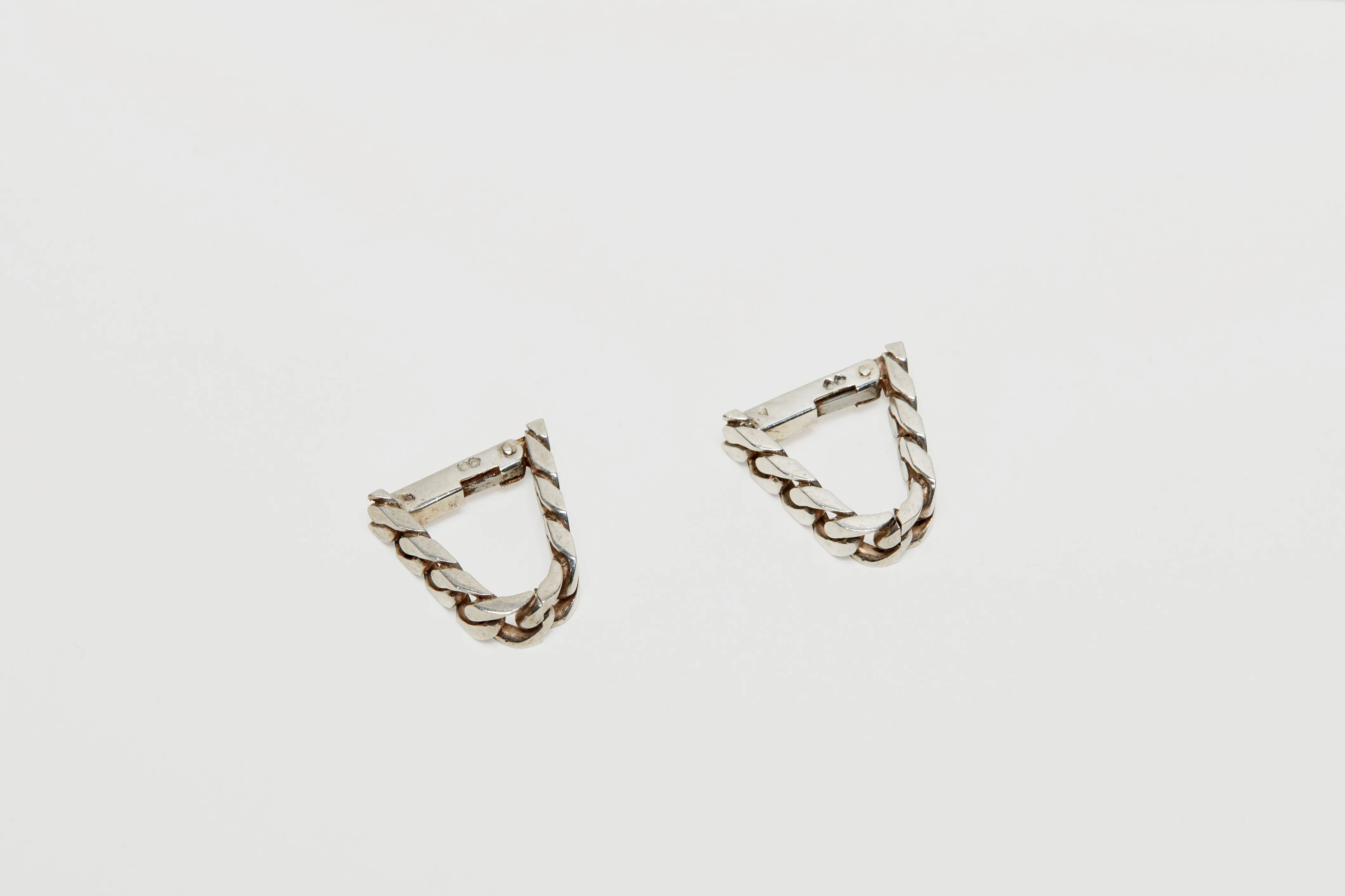 Sterling Hermès Chain Link Cufflinks