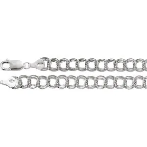 Sterling Silver Charm 7" Bracelet