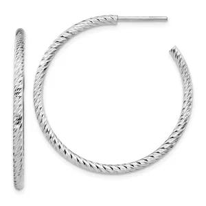 Sterling Silver D.C Post Dangle Earrings
