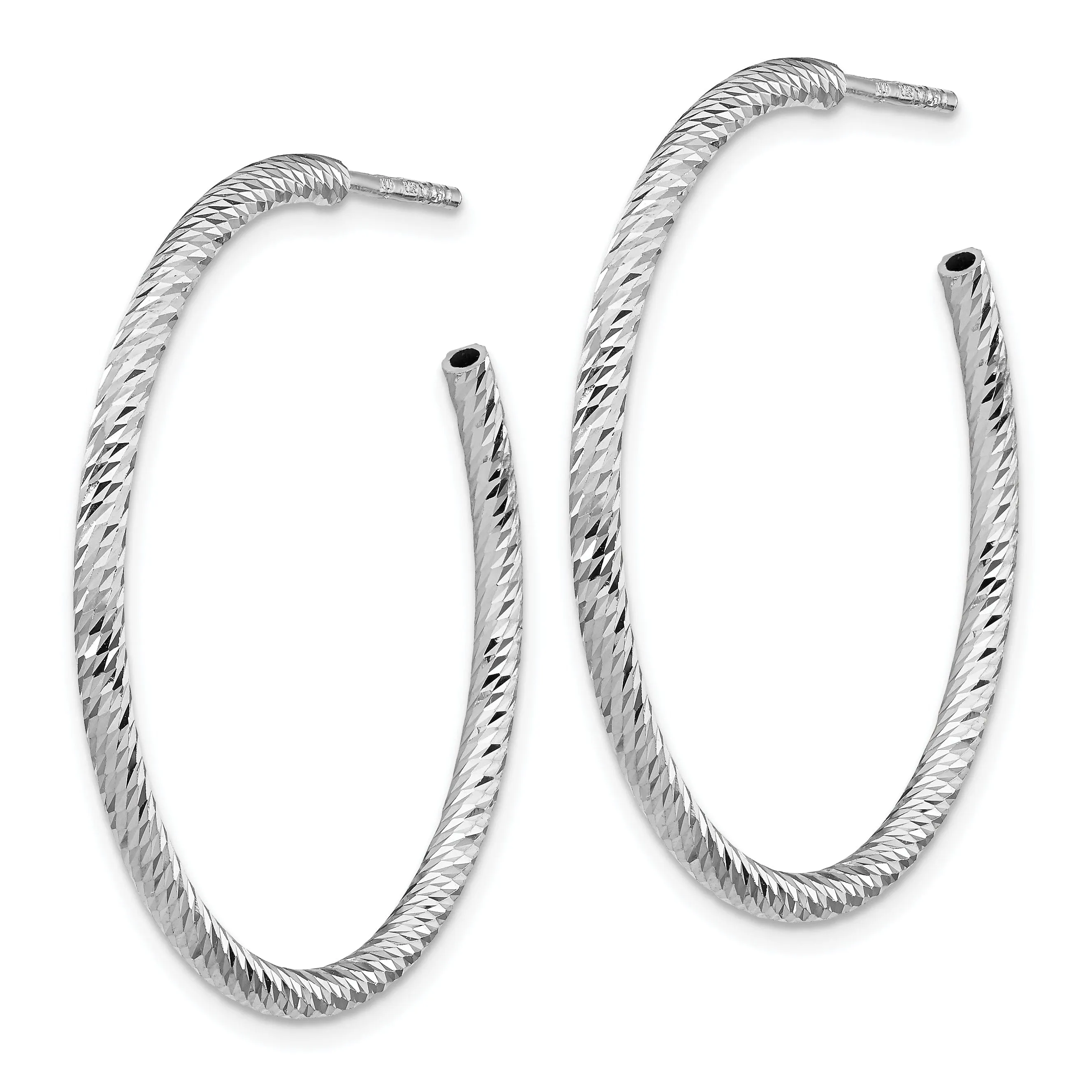 Sterling Silver D.C Post Dangle Earrings