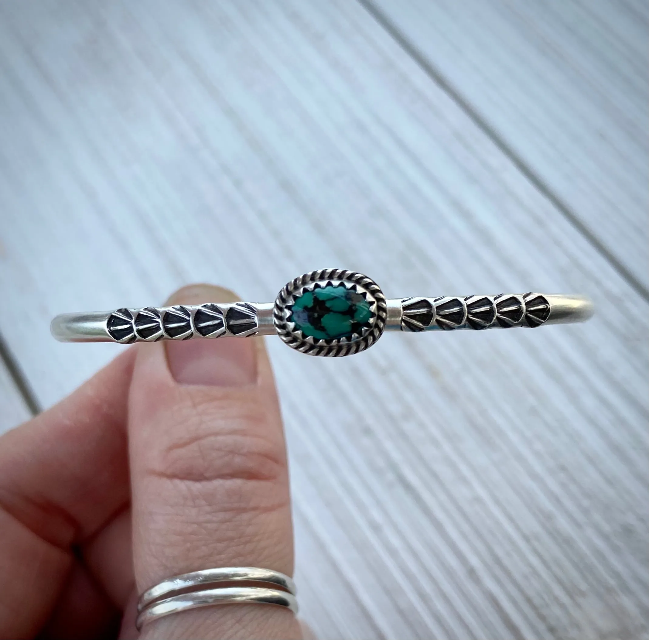 Stoned & Stamped Stacker Cuff
