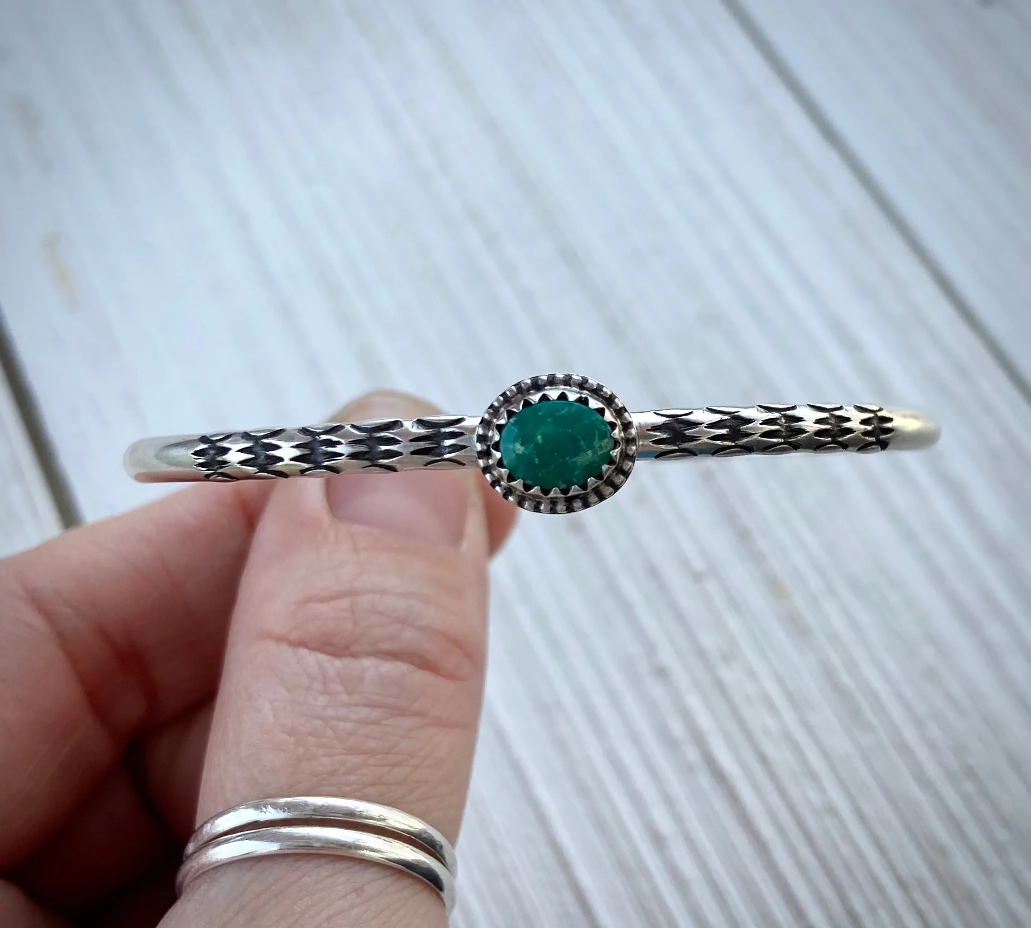 Stoned & Stamped Stacker Cuff