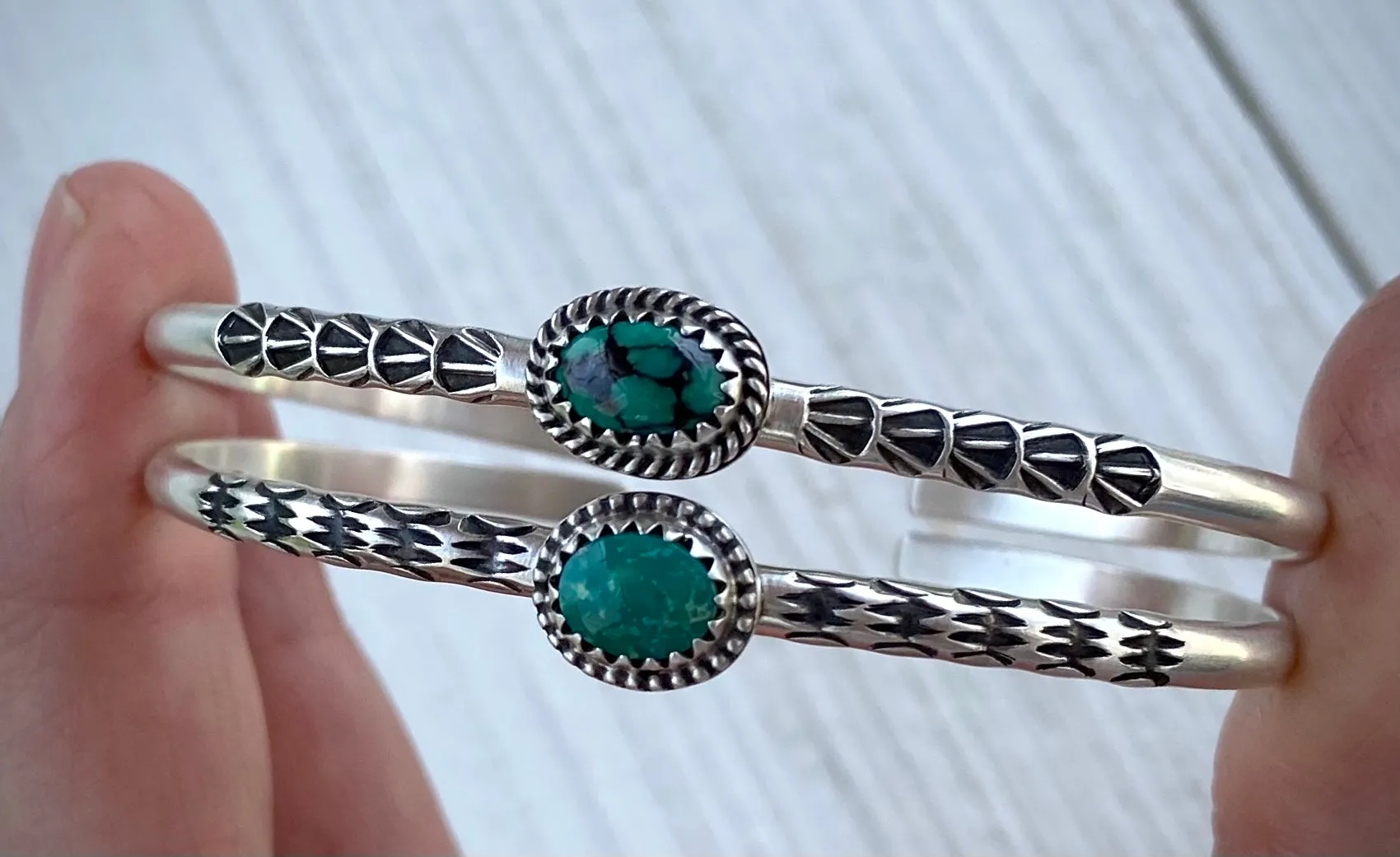 Stoned & Stamped Stacker Cuff