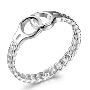 Stunning Handcuff Ring for Police Officer Appreciation