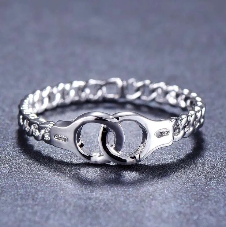 Stunning Handcuff Ring for Police Officer Appreciation