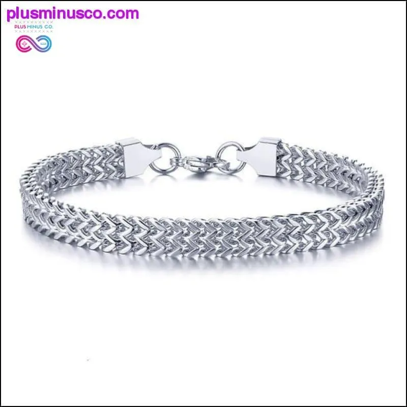 STYLISH STAINLESS STEEL BALI FOXTAIL CHAIN BRACELET FOR MEN