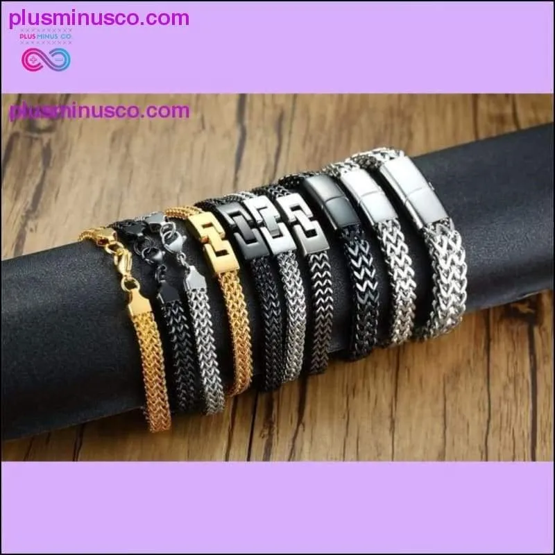 STYLISH STAINLESS STEEL BALI FOXTAIL CHAIN BRACELET FOR MEN