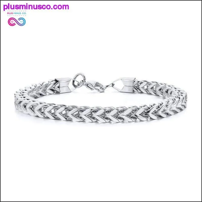 STYLISH STAINLESS STEEL BALI FOXTAIL CHAIN BRACELET FOR MEN
