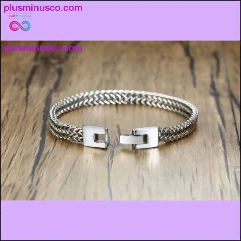 STYLISH STAINLESS STEEL BALI FOXTAIL CHAIN BRACELET FOR MEN