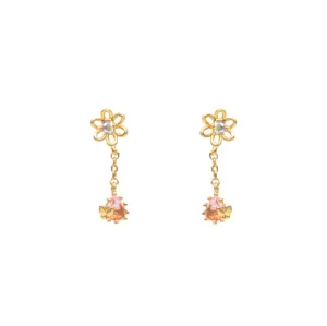 Sunflower Drop Earrings