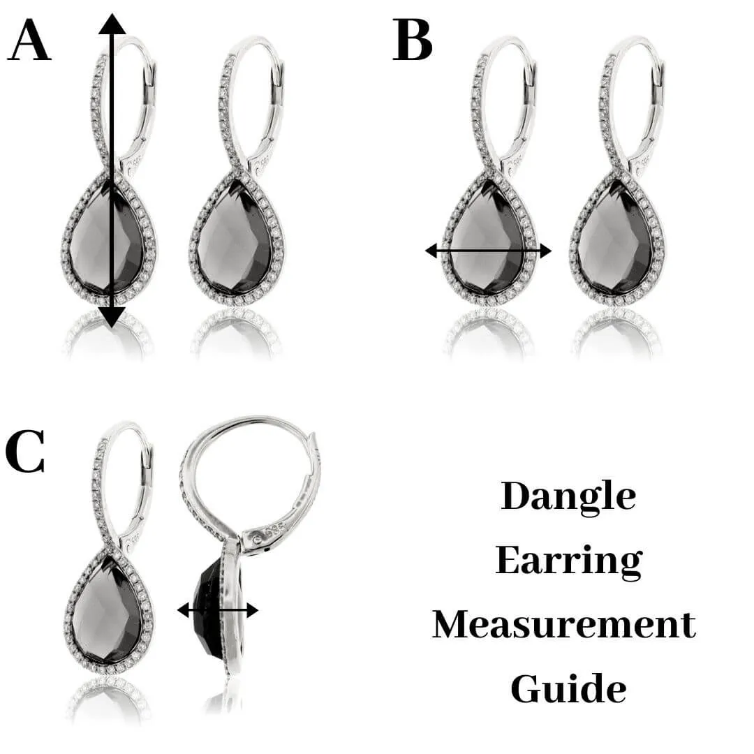 Swirl Curved Wire Hook Pearl Dangle Earrings