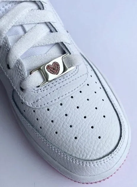 TAGS Sneaker Jewelry: Silver Heart Designs