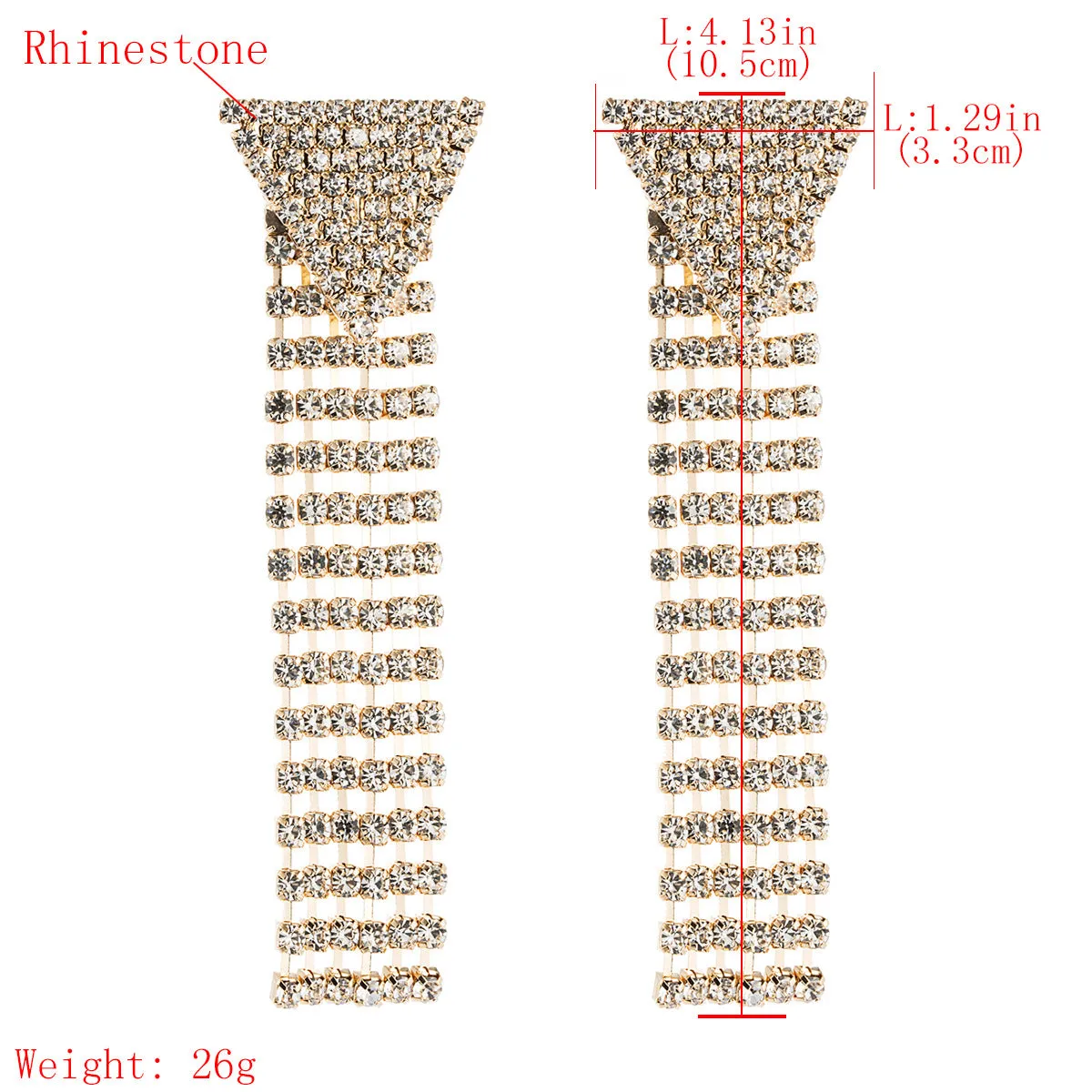 Tassel drop earrings