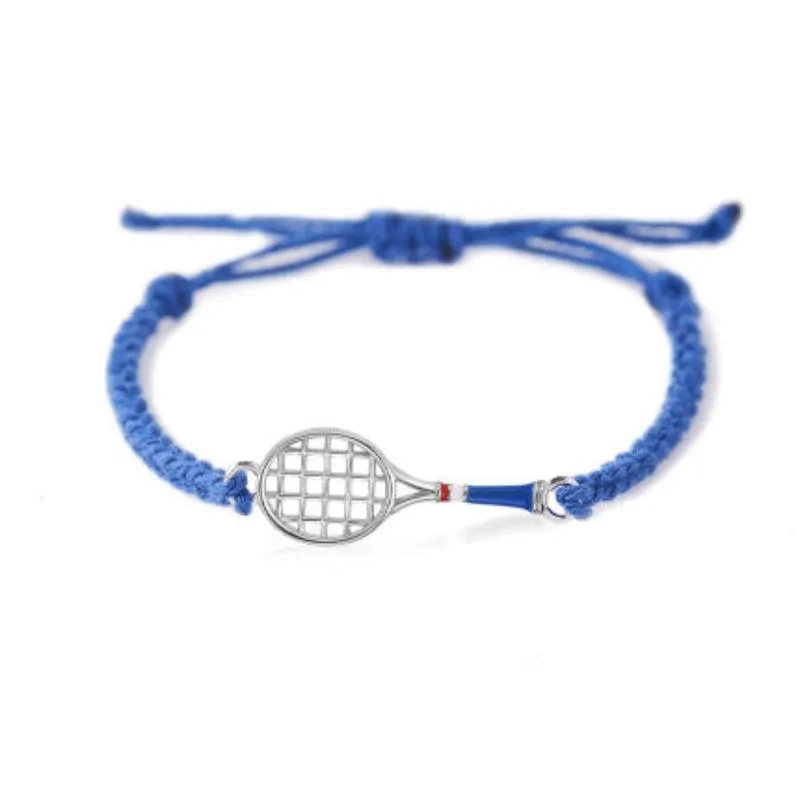 Tennis Racket & Ball Bracelet