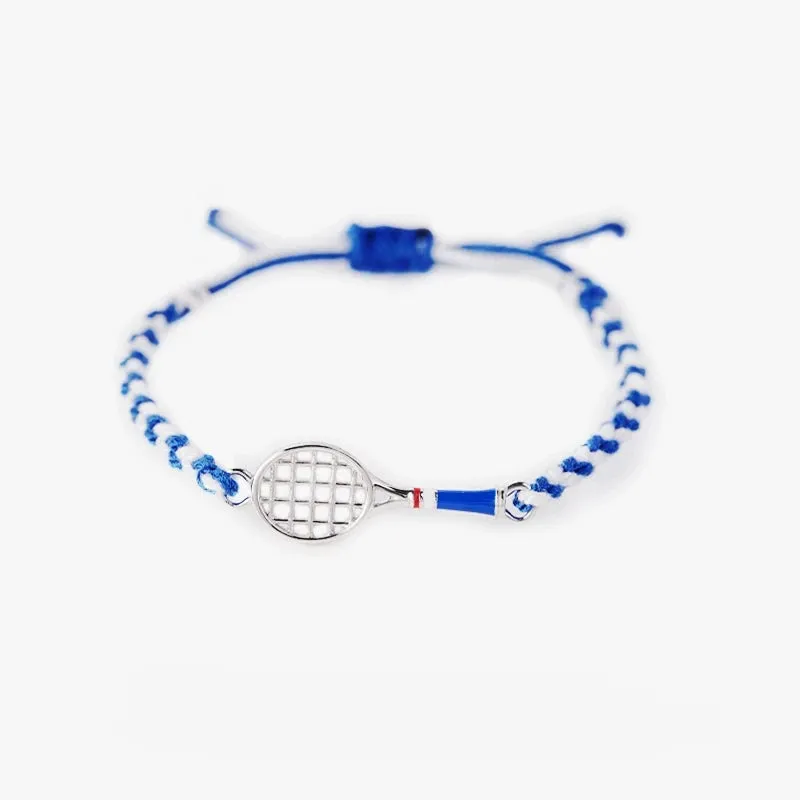 Tennis Racket & Ball Bracelet