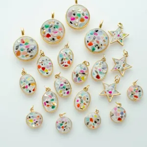 Terrazzo Stone Necklace | Jill Makes