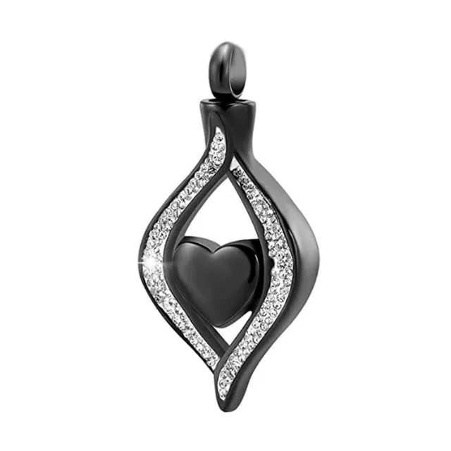 The Eye of My Heart Ashes Necklace Pendant
