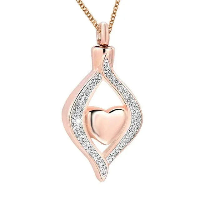 The Eye of My Heart Ashes Necklace Pendant