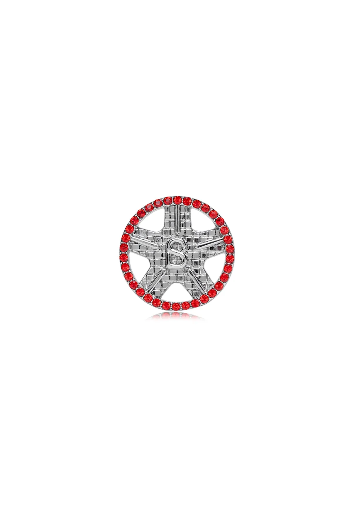 The Grand Prix Brooch Set - Silver