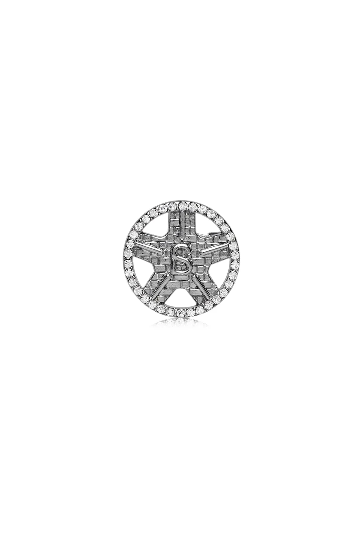The Grand Prix Brooch Set - Silver