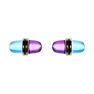 THE JEWEL BOX | Sugar Pop Blue Topaz & Amethyst Cufflinks