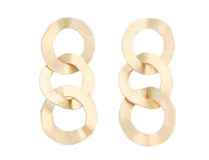 The Kat XL Hammered Chain Drop
