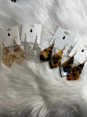 Three Tier Dangle Earrings