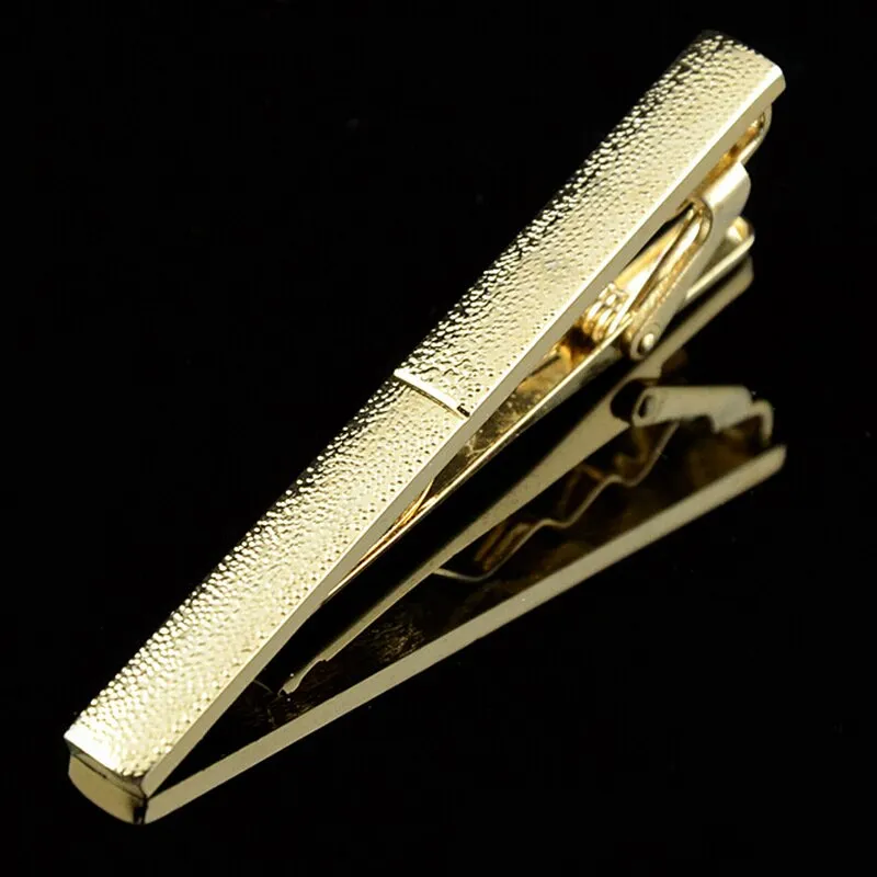 TIE CLIP & CUFFLINK SET "FROSTED"
