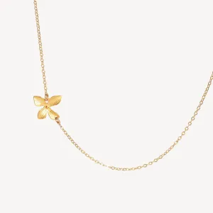 Tiny Flower Pendant Choker