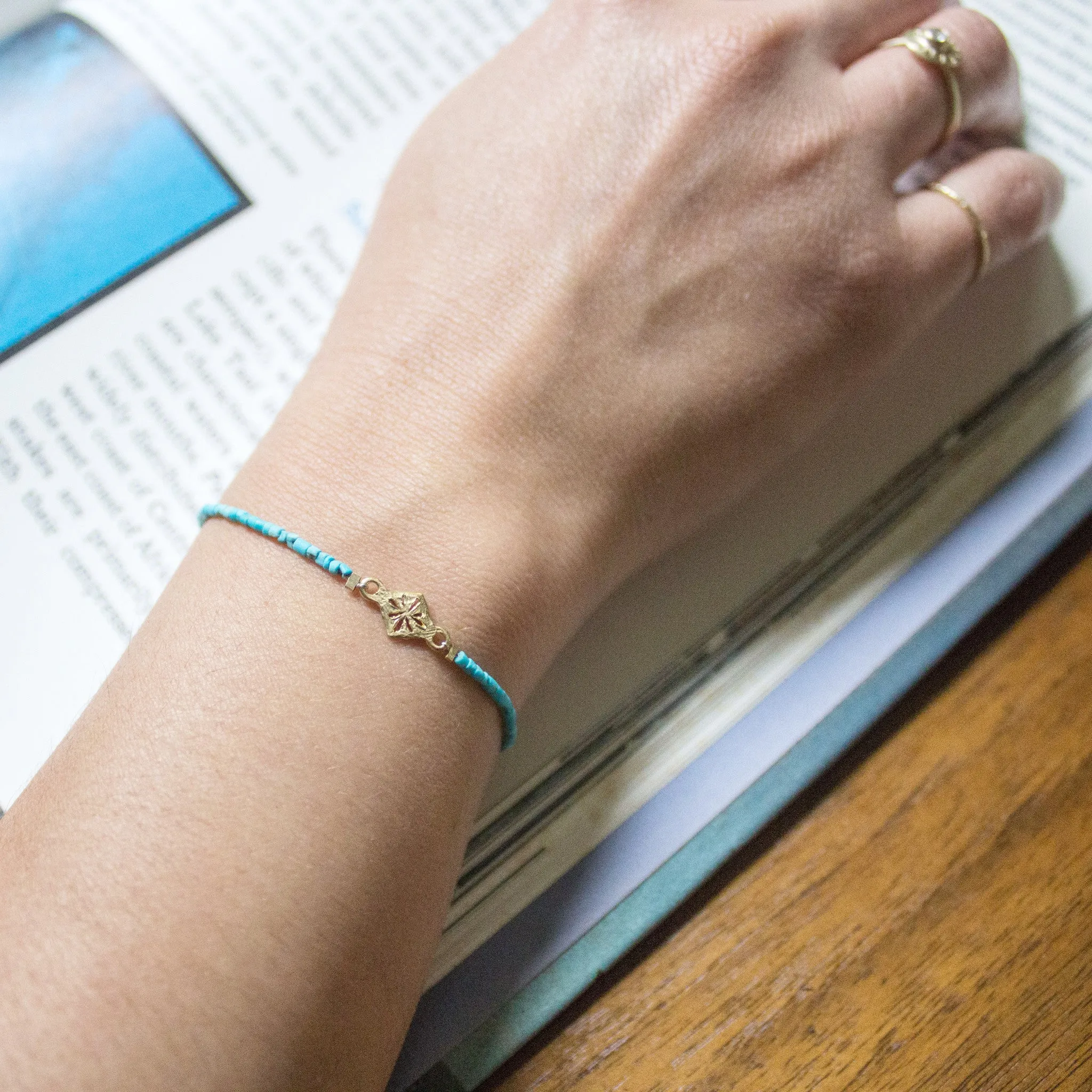 Toa Bracelet in Turquoise