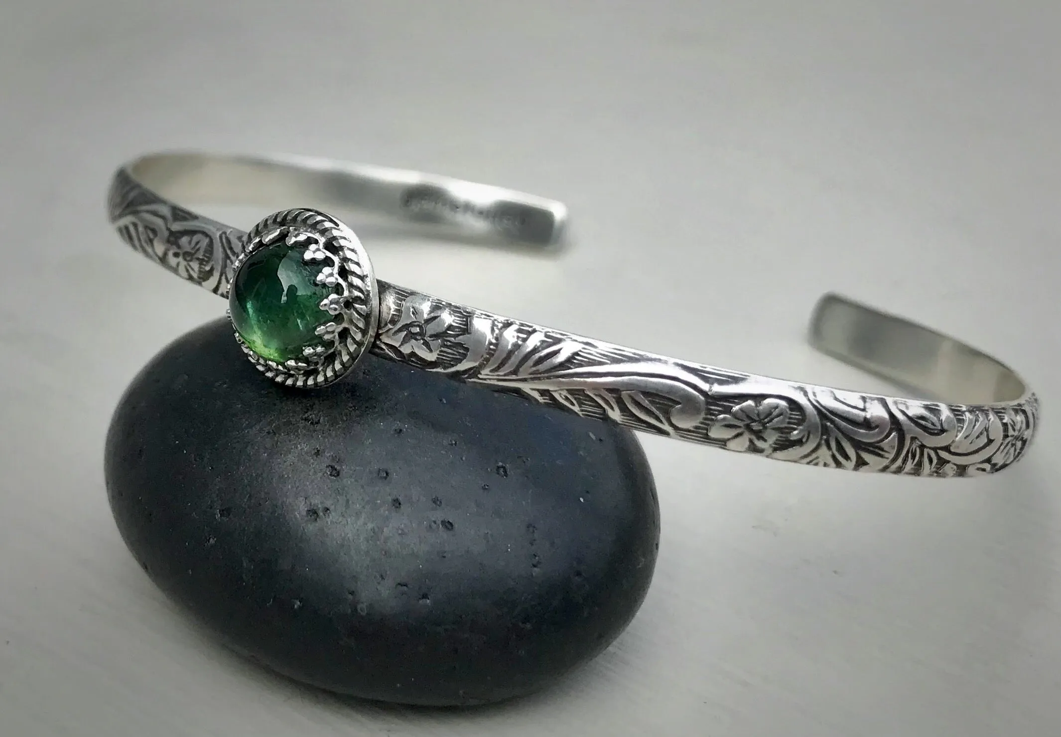 Tourmaline Floral Cuff