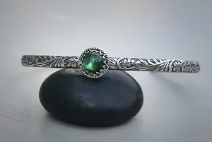 Tourmaline Floral Cuff