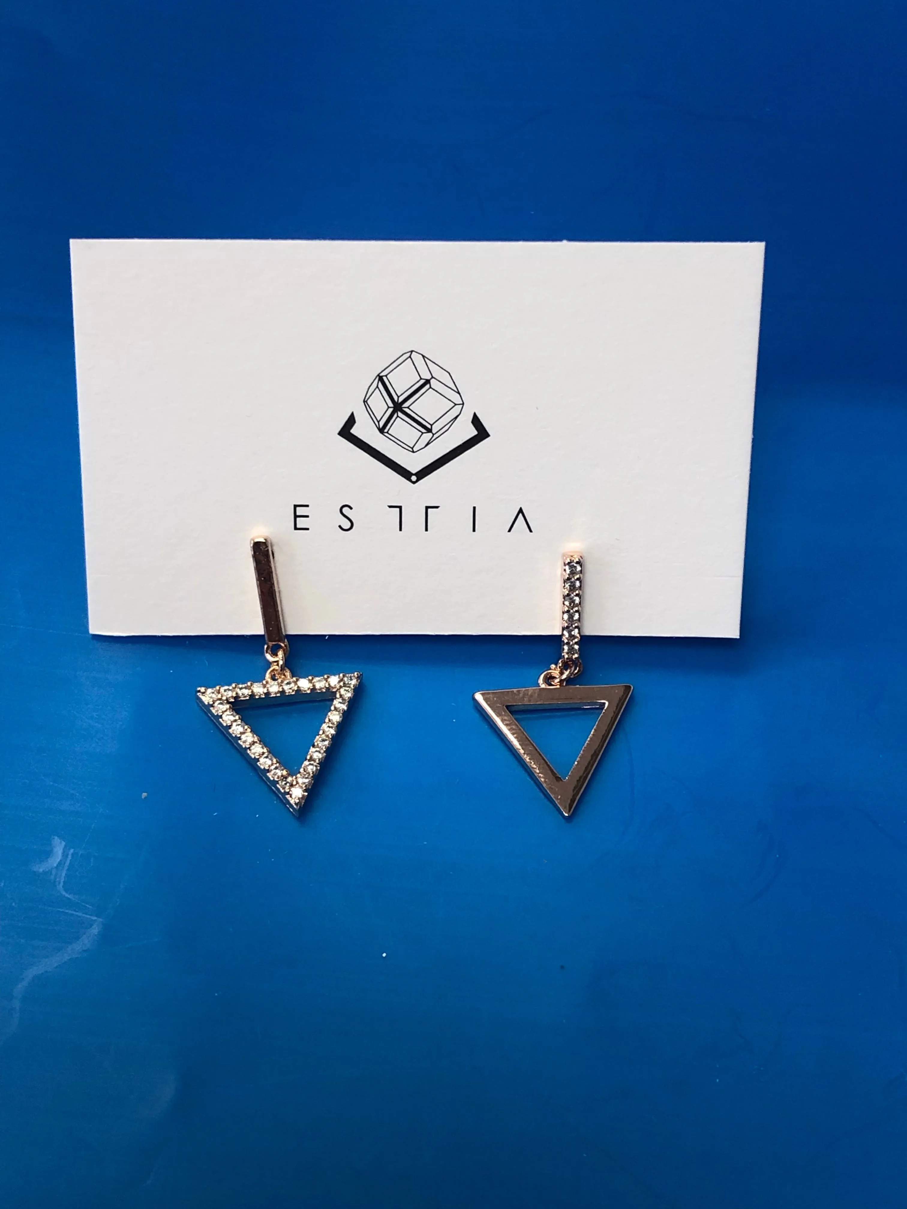TRIANGLE DROP EARRING