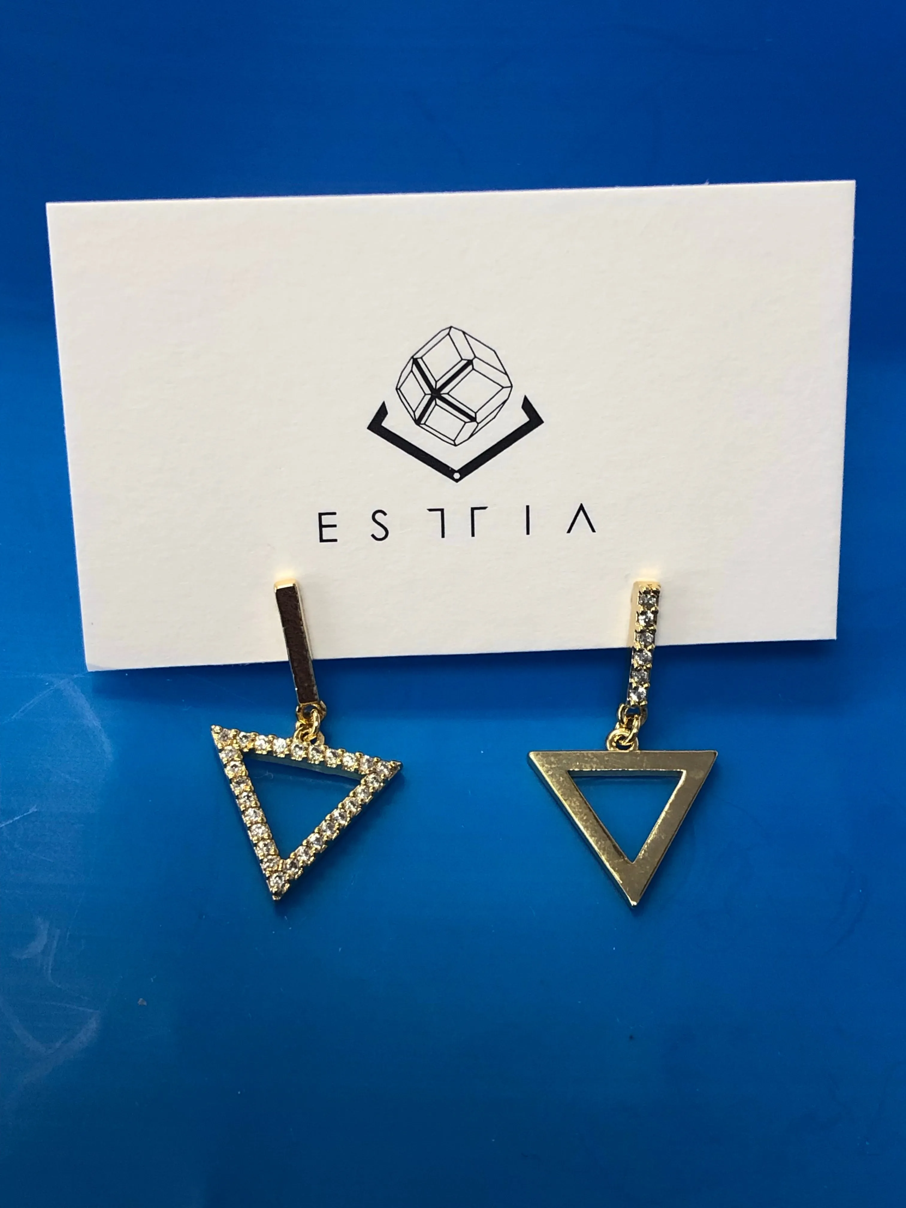 TRIANGLE DROP EARRING