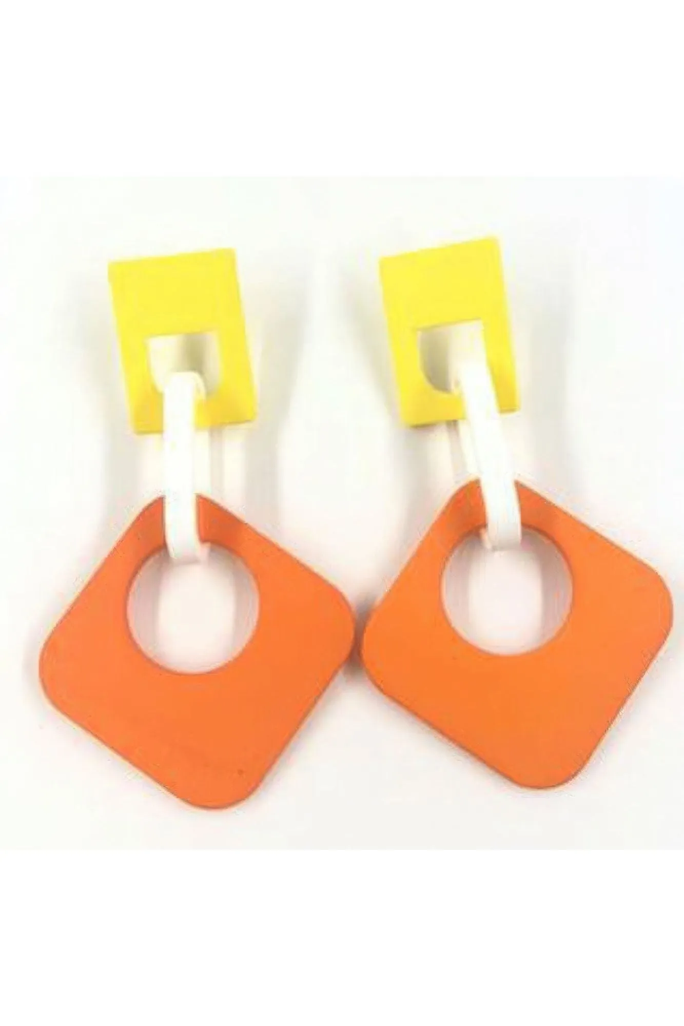 Triple Color Mix Dangle Earring