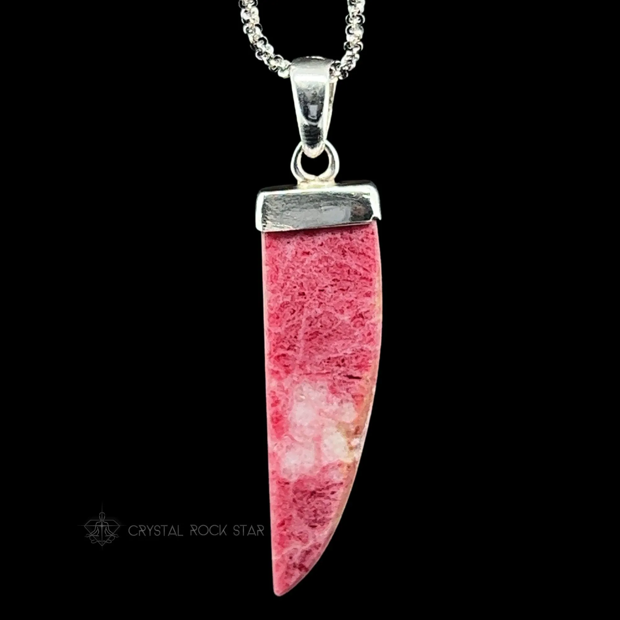 Tugtupite Fluorescent Pink Pepper Pendant