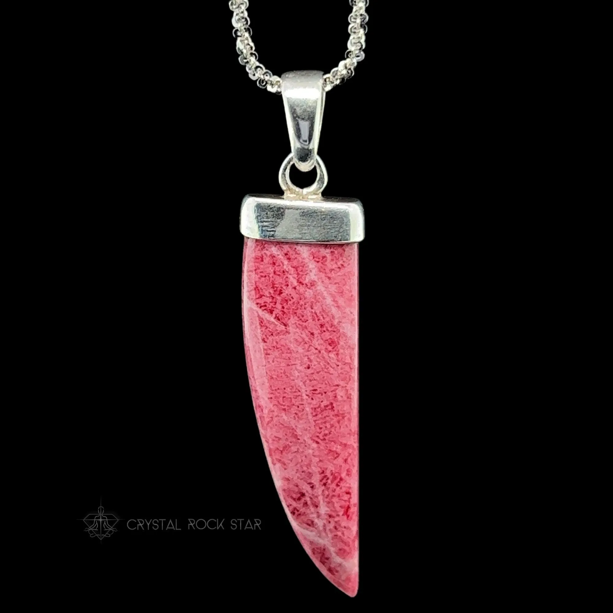 Tugtupite Fluorescent Pink Pepper Pendant