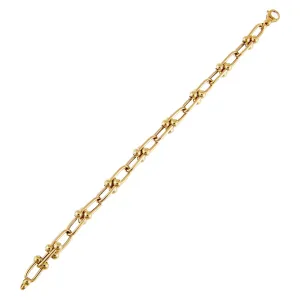 U Chain Bracelet 14K