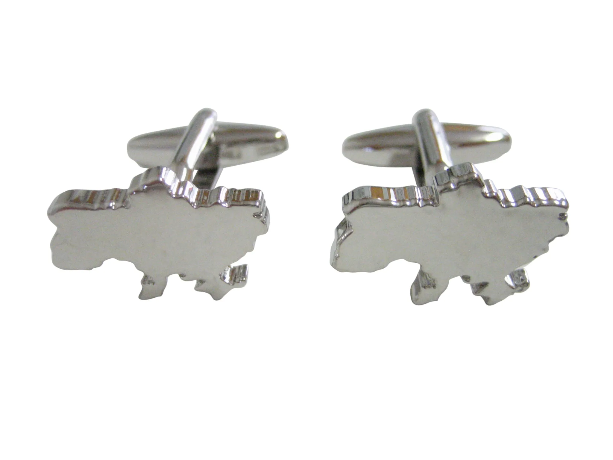 Ukraine Map Shape Cufflinks