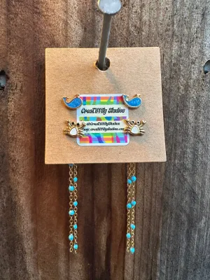 Under the Sea (Stud Set w/ dangle backs)