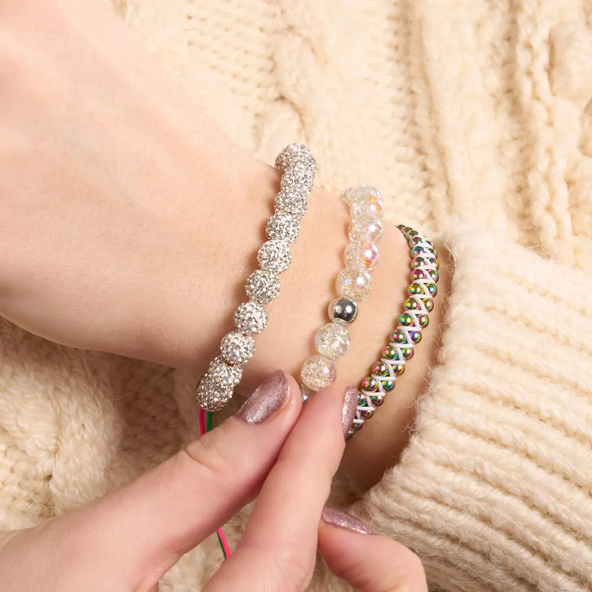 Unicorn Silver | White | Mini Vitality Bracelet