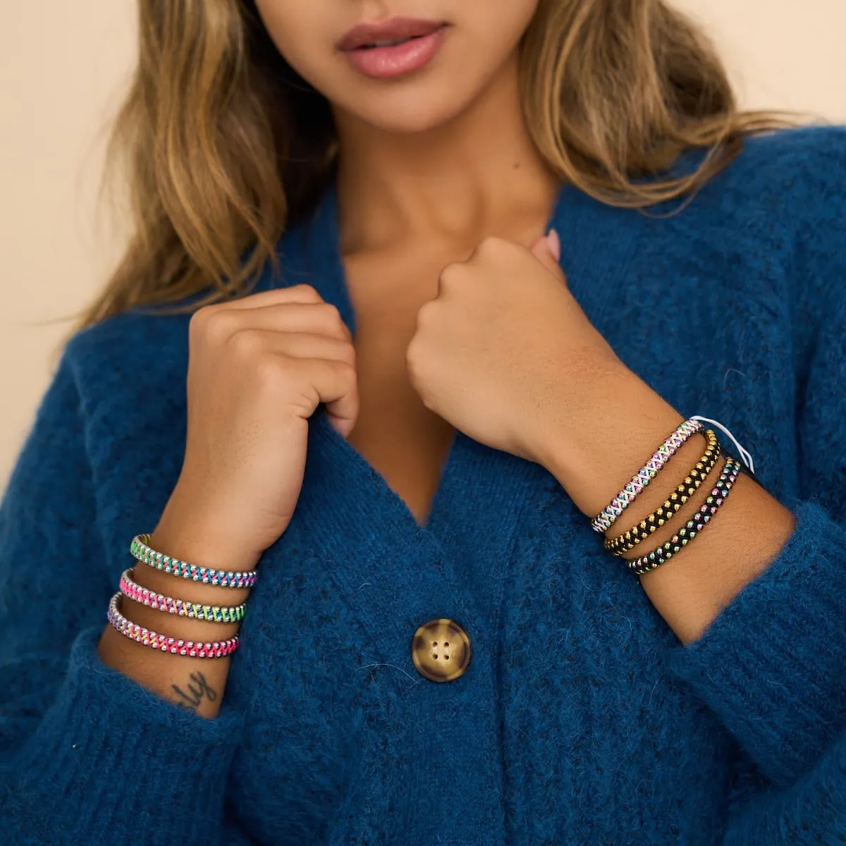 Unicorn Silver | White | Mini Vitality Bracelet