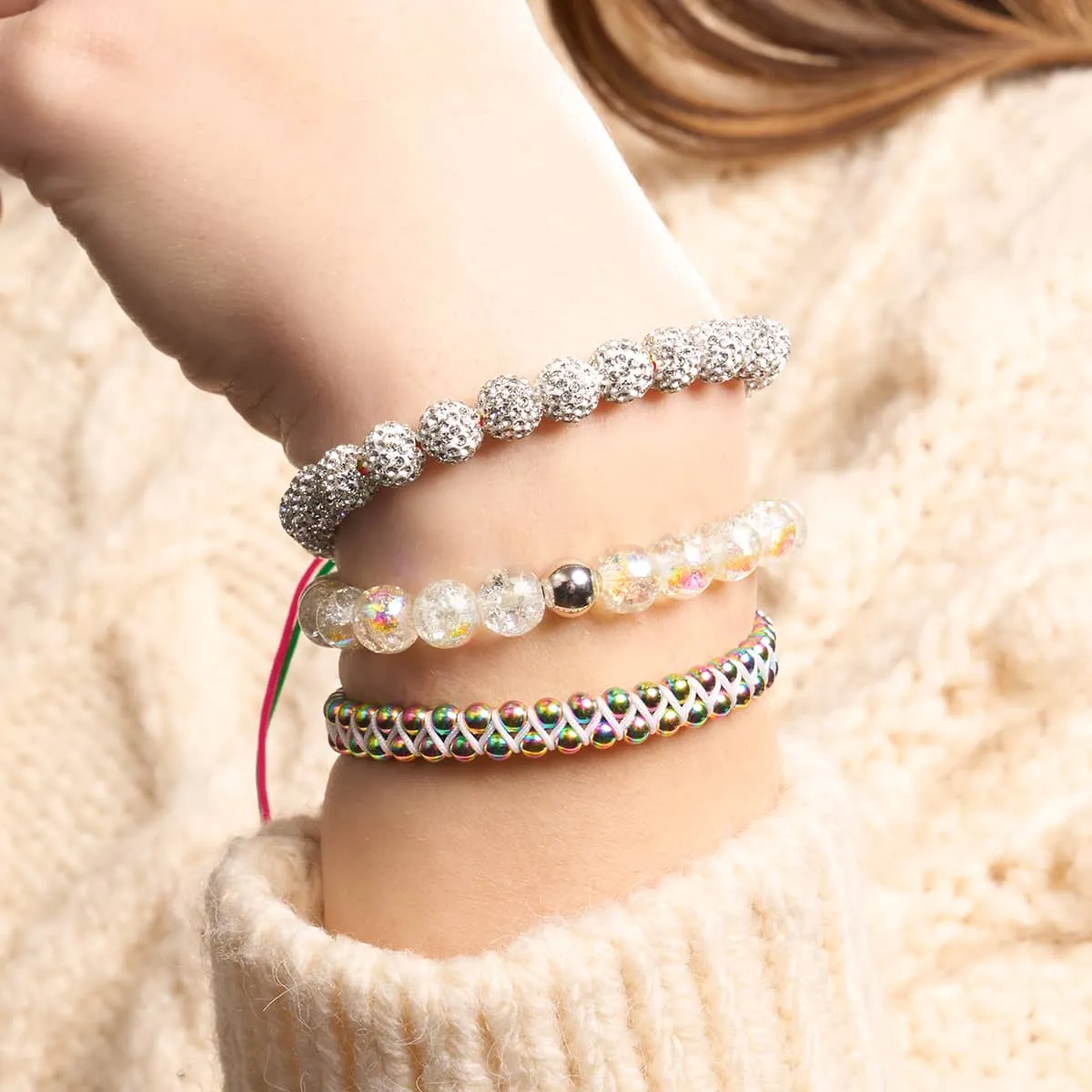 Unicorn Silver | White | Mini Vitality Bracelet