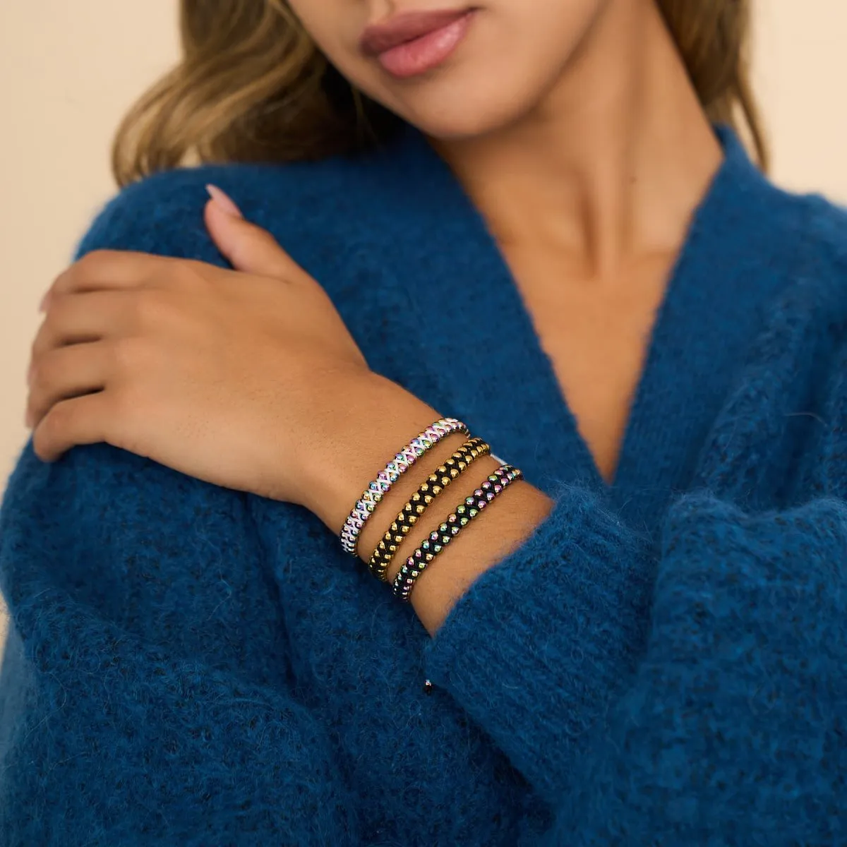 Unicorn Silver | White | Mini Vitality Bracelet